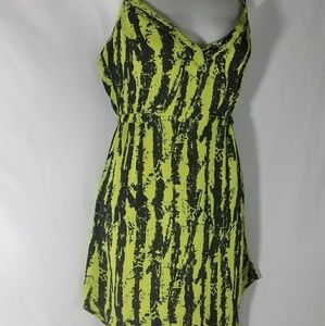 Neon Yellow and Black Fox Racing Dress Size XS
